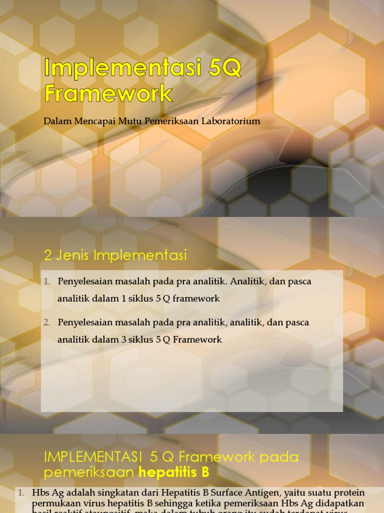 Implementasi 5Q Framework Hepatitis B | PDF