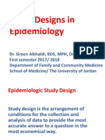 Epidemilogic Designs