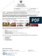 FILIPINO QRTER 1 WK 1 Template For Worksheets PBES