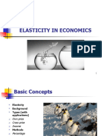 Elasticity in Economics