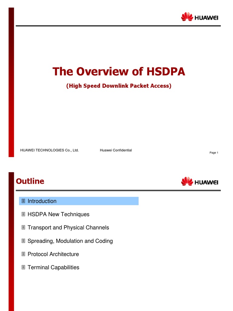 Hsdpa Principles Pdf High Speed Packet Access Networking Standards