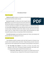 PDF - PO - 201980165 - Amanda Berliana - Chapter 4 - Personality and Values