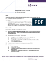 Firm Regulation Rules For The Registration of Firms Wef 1 April 2020