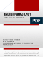 Makalah PPT Sobirin 1820201031 Energi - Panas - Laut