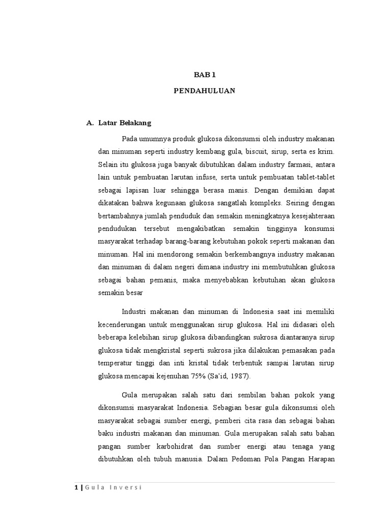 Gula Inversi | PDF
