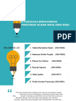 Kelompok 4b - Isi Pancasila Berdasarkan Peraturan Selama Masa Orde Baru