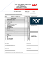 Material Request: Worldcity Development Corporation