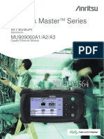 Network Master Series: MT9090A MU909060A1/A2/A3