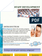 Staff Development: Nursing Administration