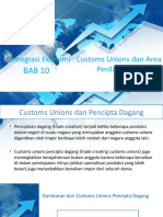 Materi Integrasi Ekonomi - Customs Unions Dan Area Perdagangan Bebas