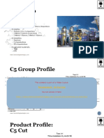 Product Profile Isoprene (Diolefin) C5 Saturates C5 Olefins