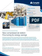 Compressed Air Station - Fine-Tuning For Energy Savings