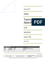 E420 Technical Specification A03