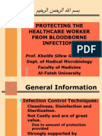 Protecting The Healthcare Worker From Blood Borne Infections