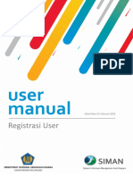 User Manual Registrasi User SIMAN 2021