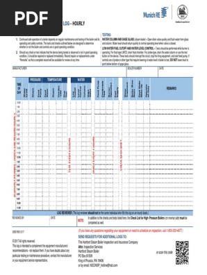 Boiler Log Hourly