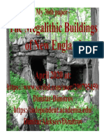 The Megalithic Buildings of New England. Author: Dimitar Al. Dimitrov