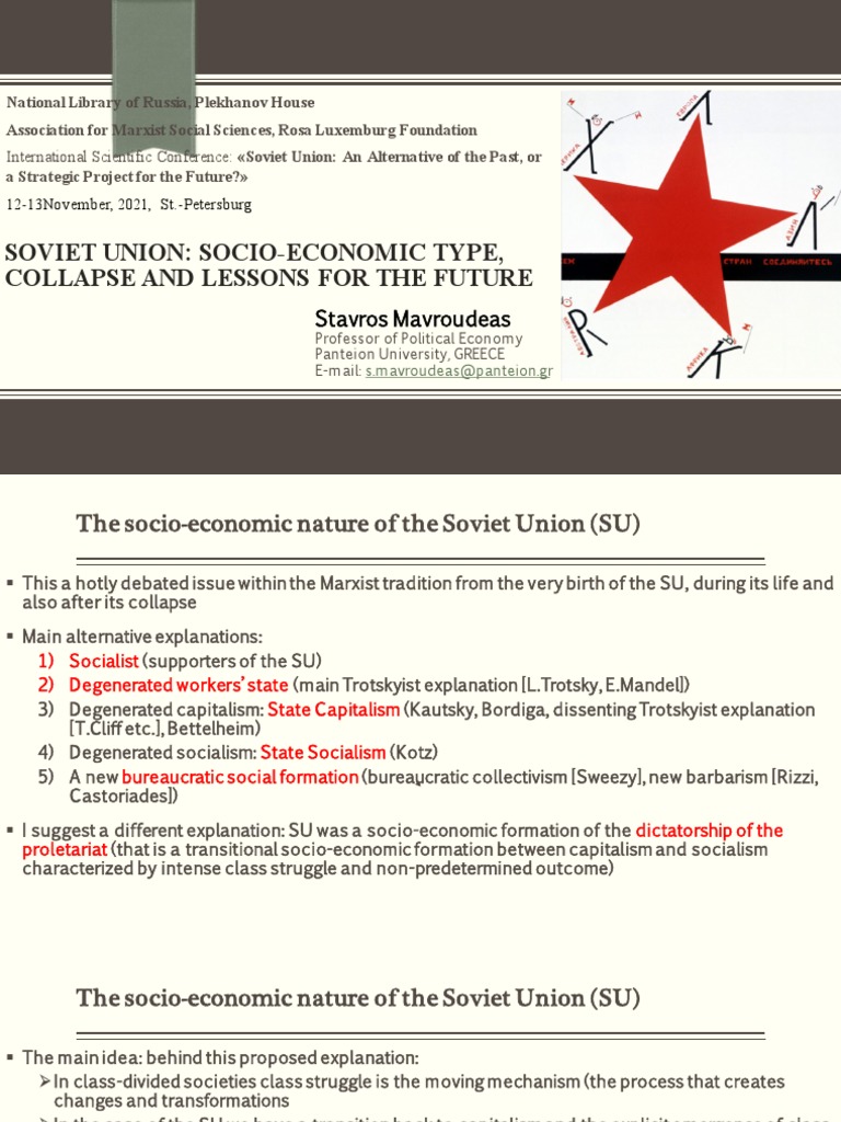 Soviet Union Lessons For The Future - Russia Conference 2021 | PDF
