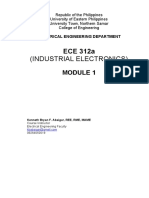 (Industrial Electronics) : ECE 312a