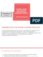 Food and Beverage Department2.0