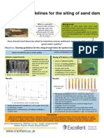 Guidelines For The Siting of Sand Dams