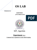 Os Lab: Experiment