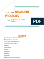 3 Water Treatment Lecture Week 3