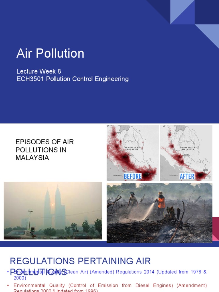 Air Pollution Regulations in Malaysia | PDF | Particulates | Air Pollution