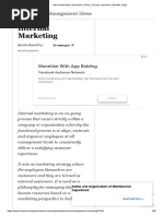 Internal Marketing - Introduction, Roles, Concept, Importance, Benefits, Steps