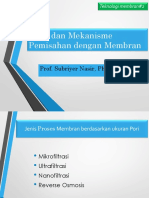 Jenis-Pemisahan Dengan Membran