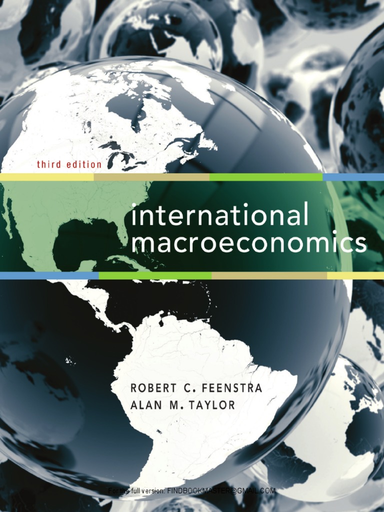 International Macroeconomics 3rd Edition by Feenstra PDF Free 