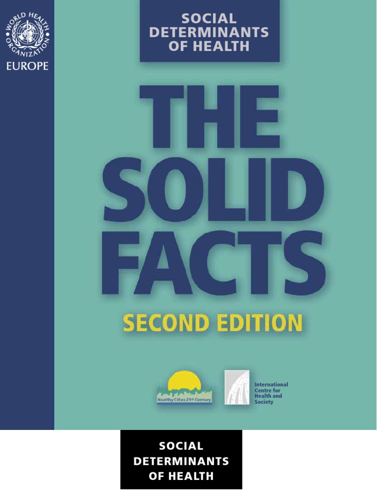 Social Determinants of Health The Solid Facts Second Edition | PDF ...