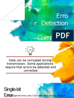 R R e TN R C O: Erro R Detection and Correction