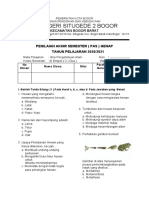 Soal Pas IPA Kelas 4 Semester 2