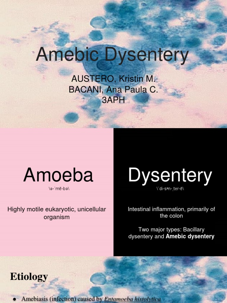 Amebic Dysentery | PDF | Gastroenterology | Health Sciences