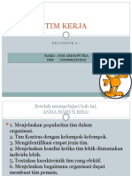 Kelompok 6 Tim Kerja