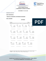 Refuerzo Matematicas Grado Segundo 2021 Noviembre 9 y 11