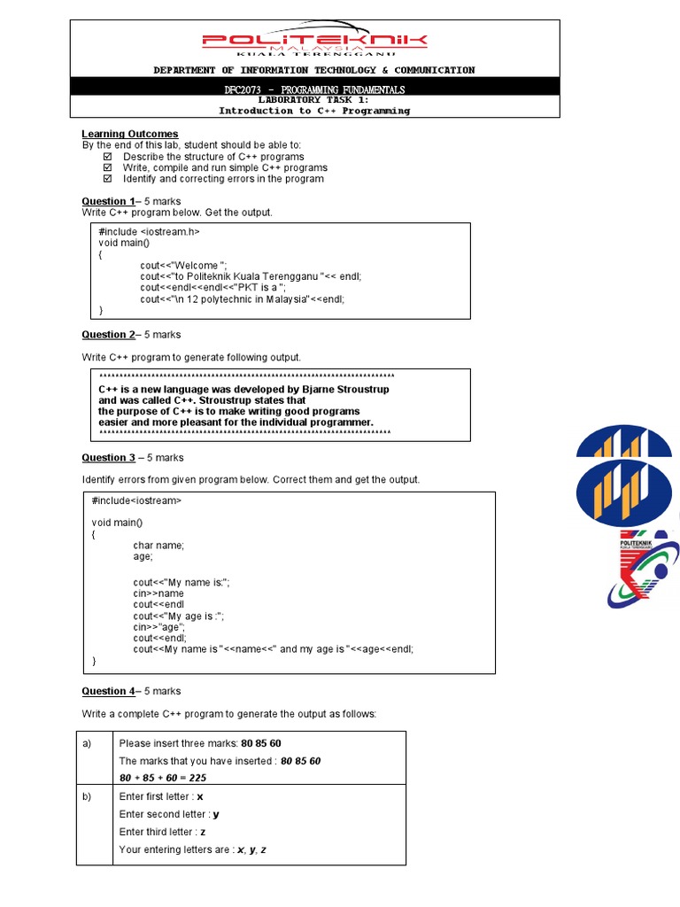 Lab 1 | PDF