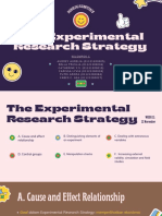 The Experimental Research Strategy