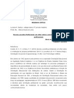 Resenha 01 - Orientação Profissional Uma Introdução.