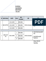 Roster Ujian Susulan