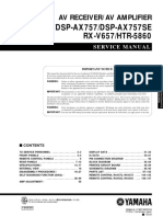 RX-V757/DSP-AX757/DSP-AX757SE RX-V657/HTR-5860: Av Receiver/Av Amplifier