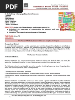 Module 3 Methods of Research