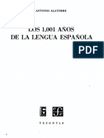 Los 1001 Años de La Lengua Española