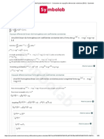 (D 4y) - (DX 4) - 4 (D 2y) - (DX 2) 3x 3-2x+1 - Calculadora de Equações Diferenciais Ordinárias (EDO) - Symbolab