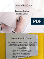 Functional English Lecture # 2 (Noun and Its Kinds) by Sumair Arslan