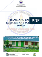 Dammang East Elementary School 103329: Learning Continuity Plan SY 2021-2022