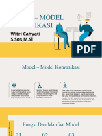 Model Model Komunikasi