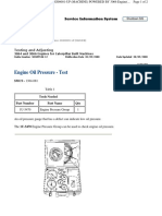 Engine Oil Pressure Test