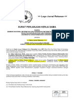 Draf Kontrak Kerjasama PANSESIOMADIKA (PIHAK PERTAMA)